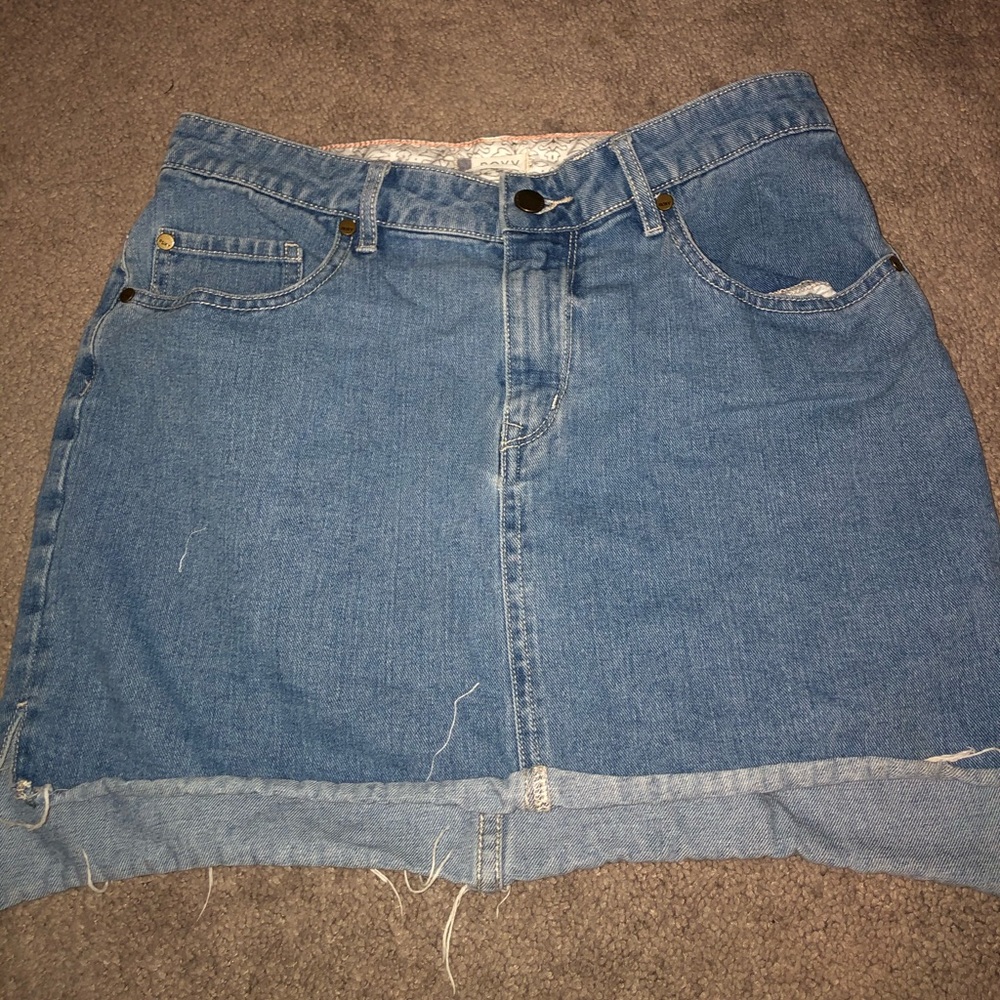 Roxy denim skirt